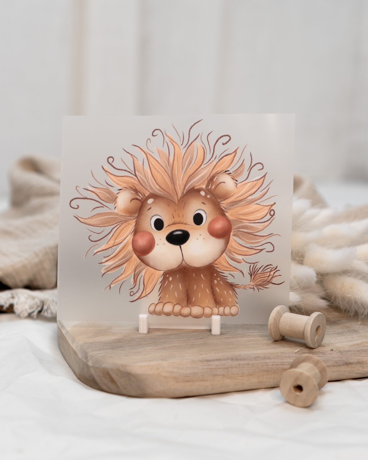 Löwe Lio - Bügelbild