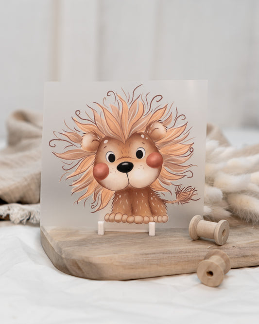 Löwe Lio - Bügelbild