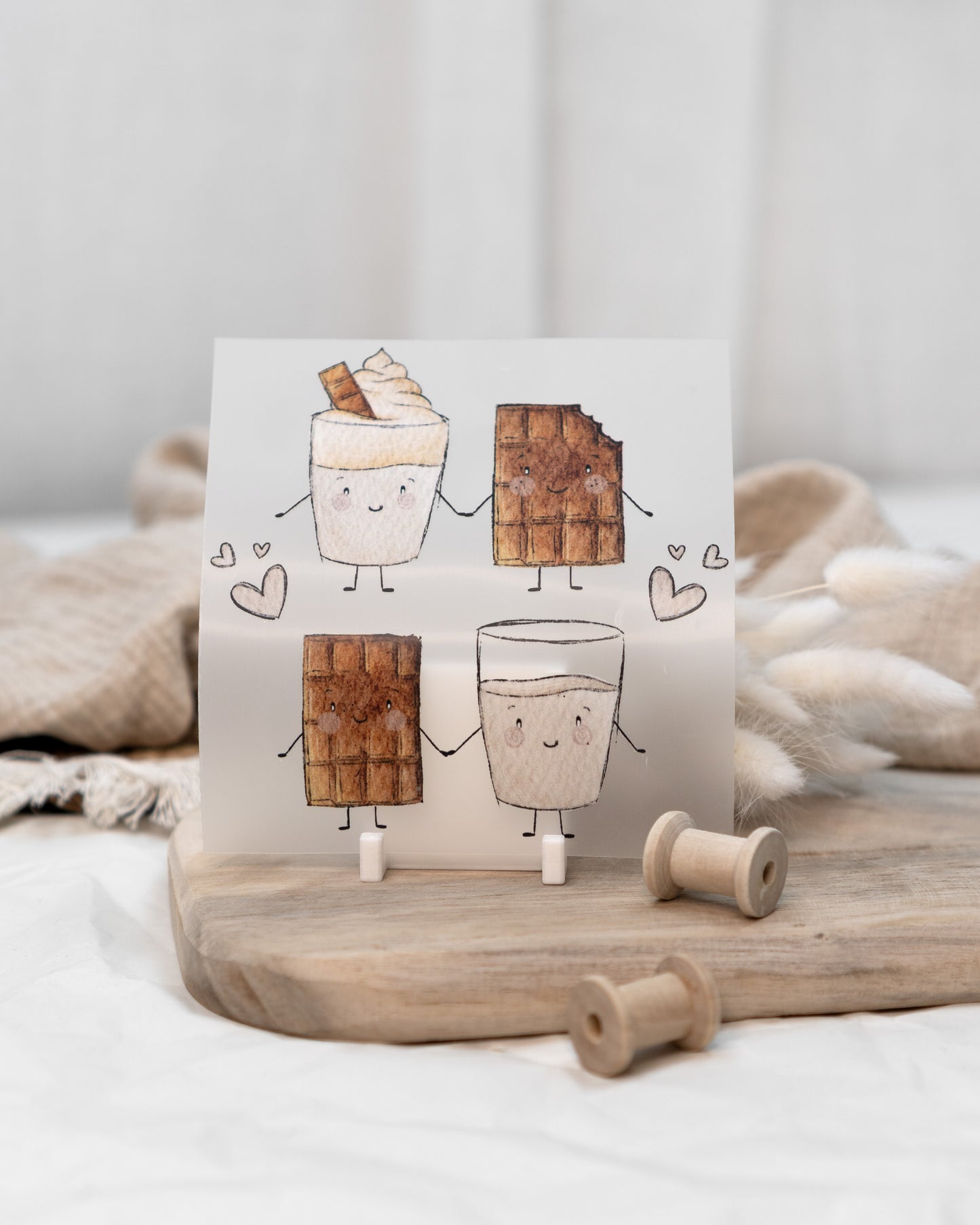 Milk & Chocolate - Bügelbild