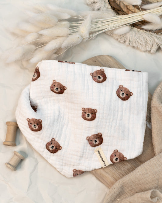 Baby Halstuch - verschiedene Motive - mit Druckknöpfen