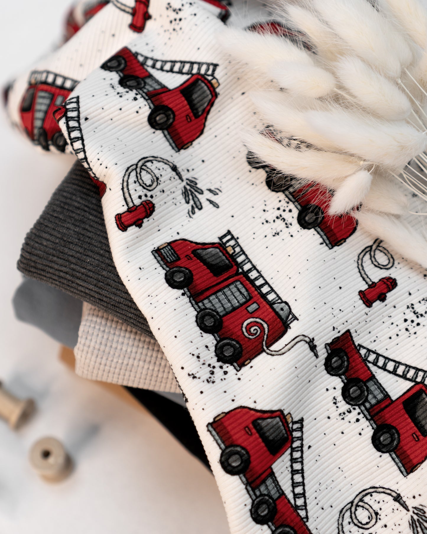 the new fire car - Rib Jersey