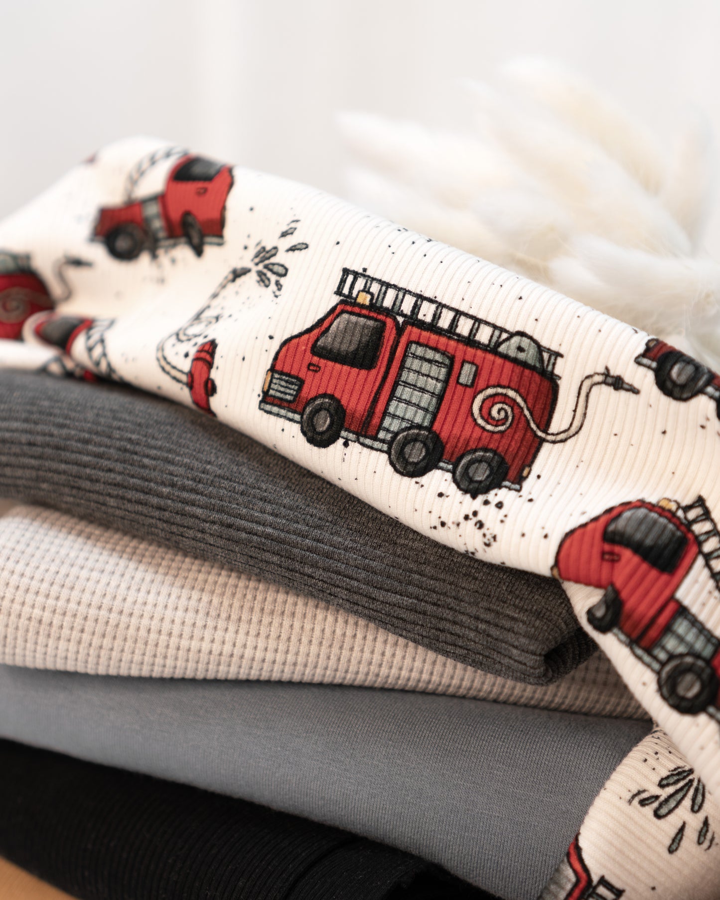 the new fire car - Rib Jersey