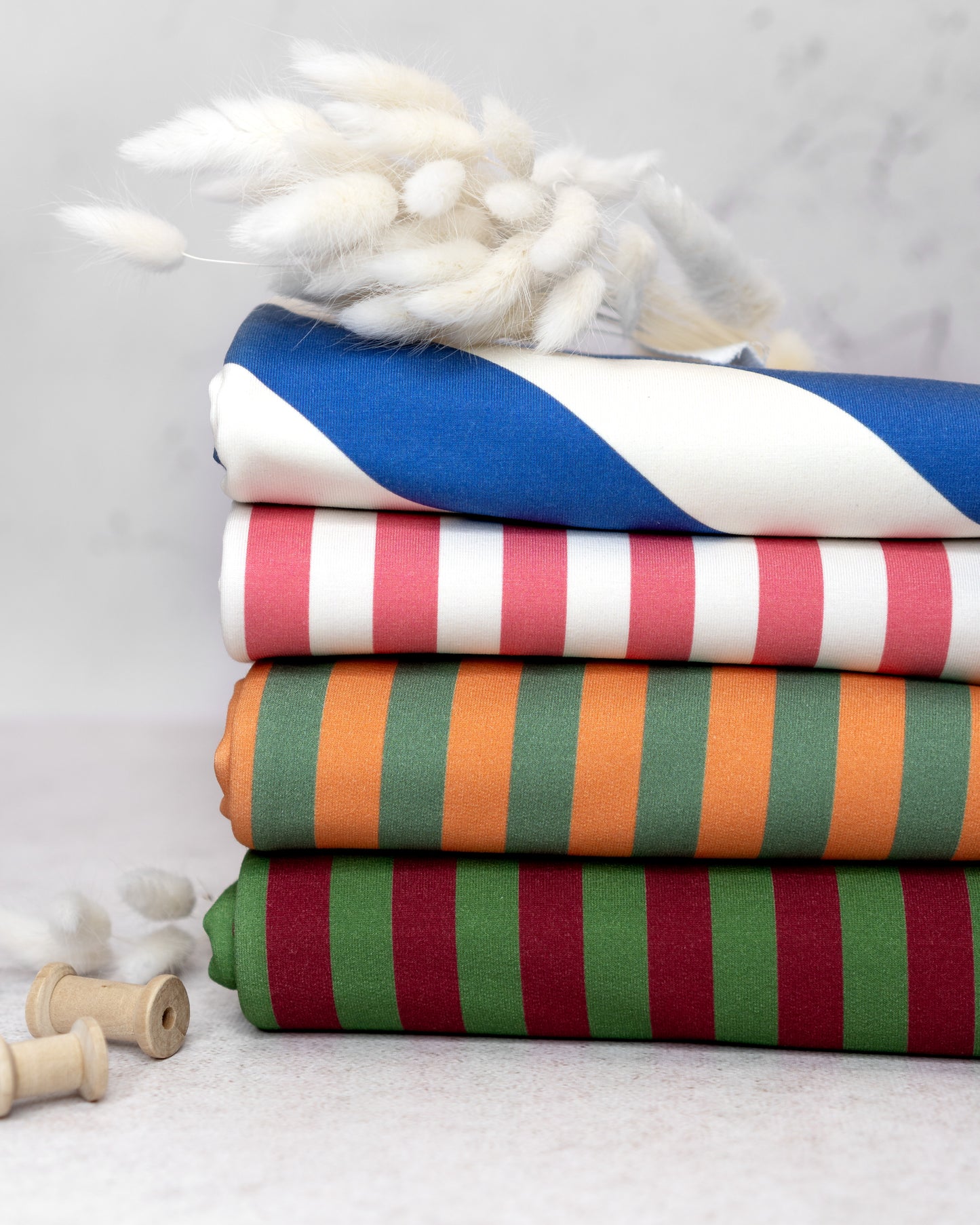 Diagonal Stripes blueberry - Jersey