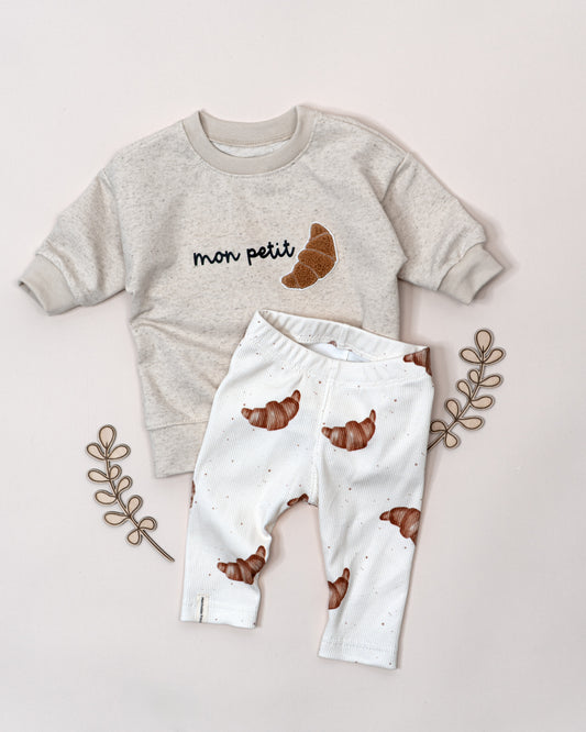 Sweater mon petit & Croissant