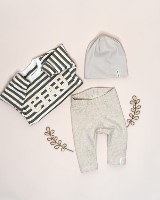 Leggings naturbeige konfetti