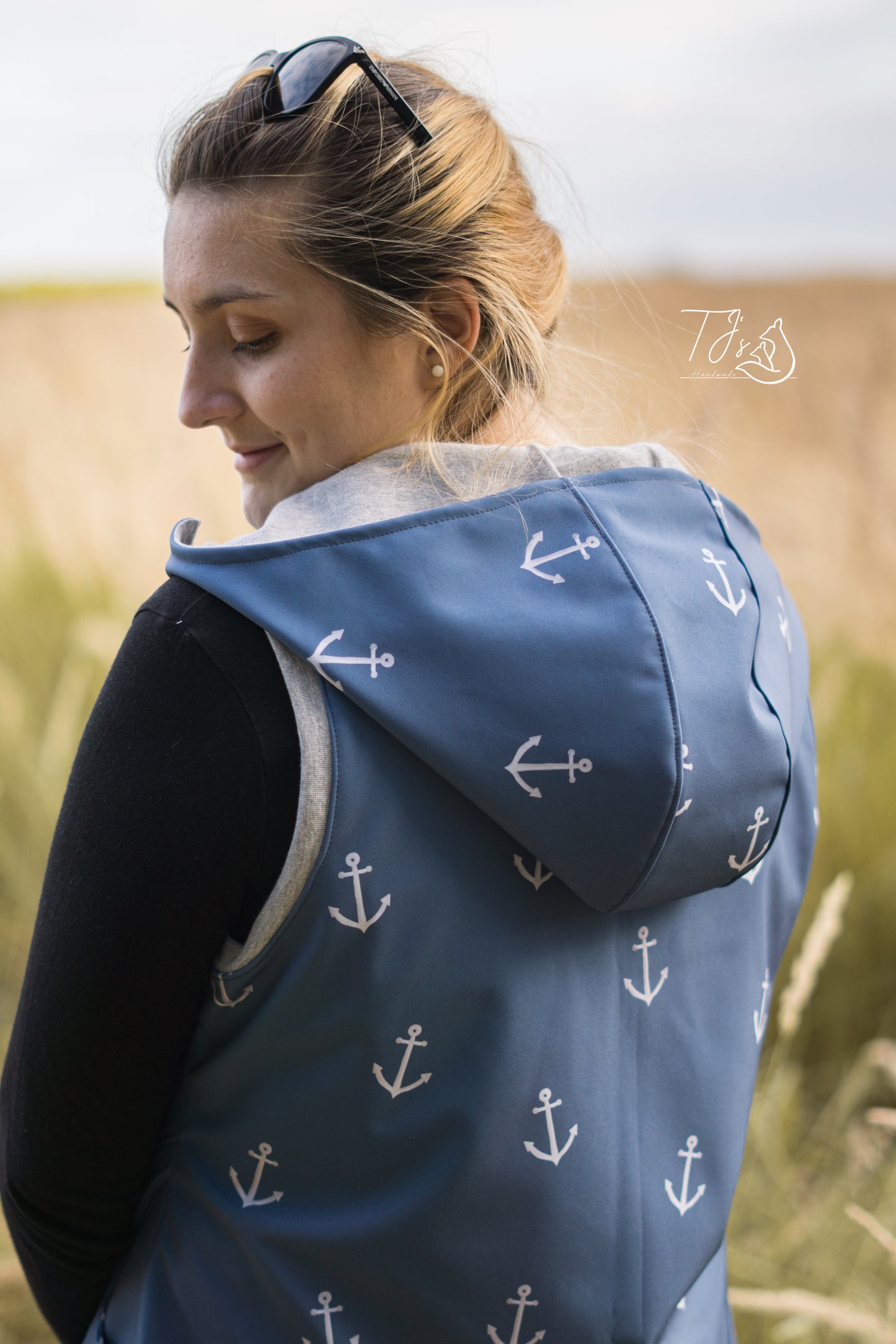 Anker dunkelblau - Softshell -