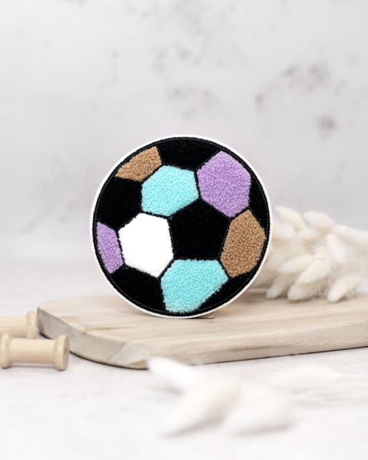 Fussball bunt  - Chenille Patch