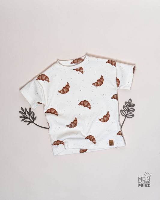 Oversized Shirt Rib - Croissants