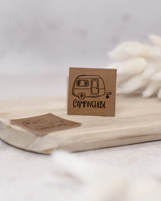 Campingliebe  - Kunstleder Label