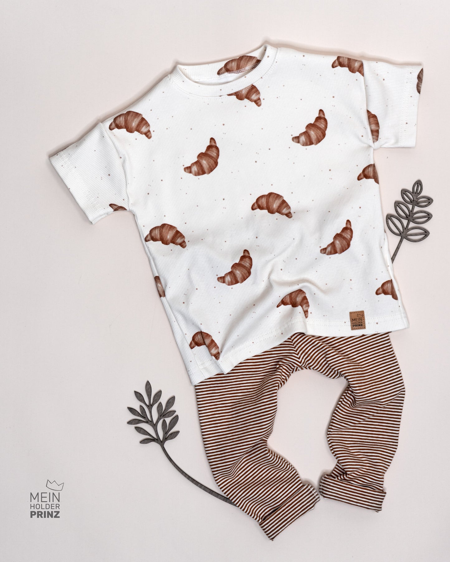 Oversized Shirt Rib - Croissants