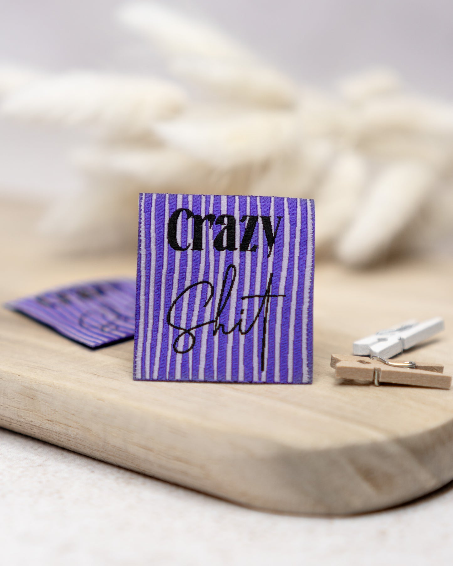 Crazy Shit - Web Label - 4x4cm