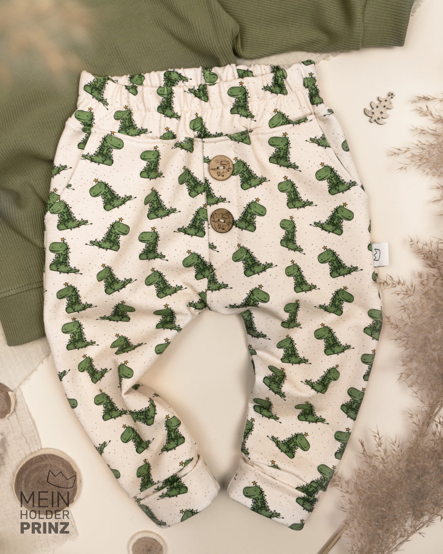Hose Christmas T-Rex Gr. 74 - Baby Kleidung