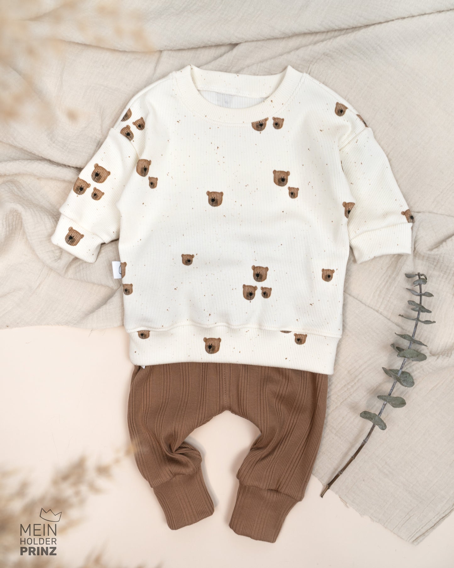 Sweater Bärchen Gr. 62 - Baby Kleidung