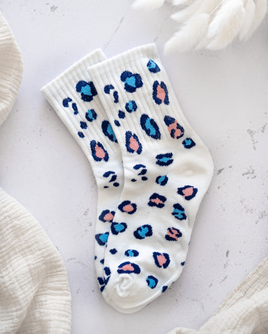 Damen Leo Socken - creme / bunt