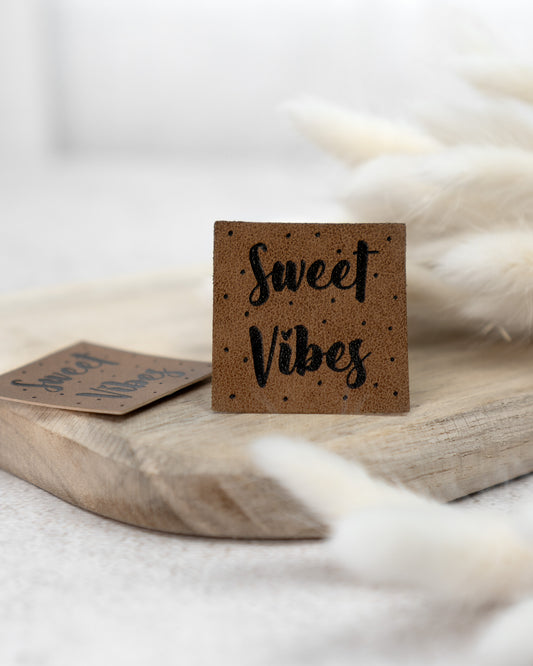 Sweet Vibes - Kunstleder Label