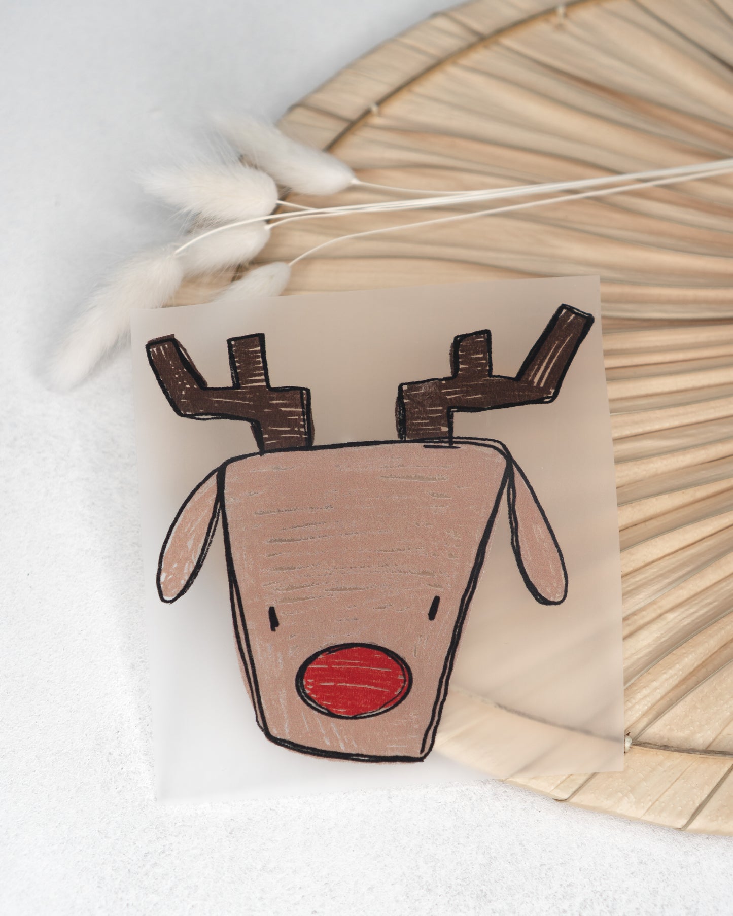 Rentier - Bügelbild