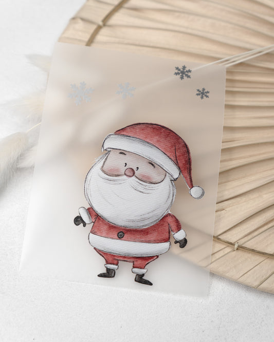 Weihnachtsmann - Bügelbild