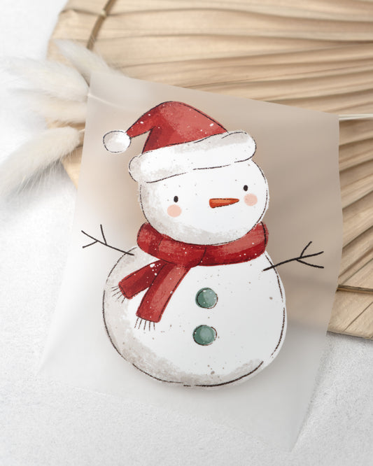 Schneemann - Bügelbild