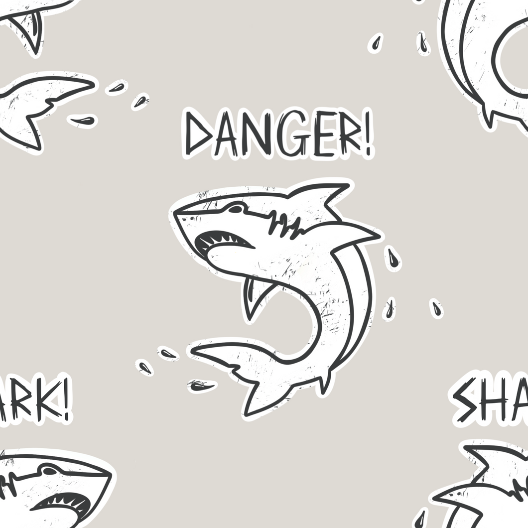 Shark Danger - French Terry