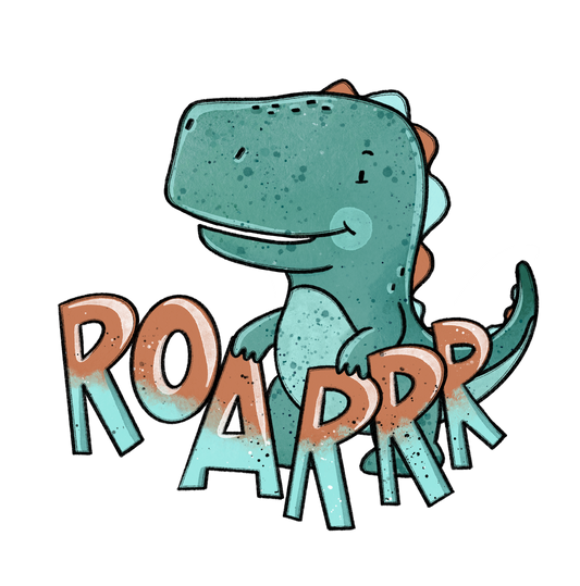 T-Rex ROARRR - Bügelbild