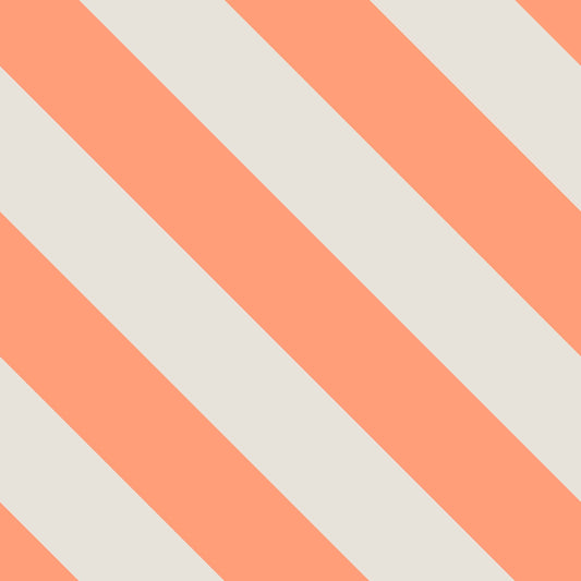Diagonal Stripes cream/peach - Jersey