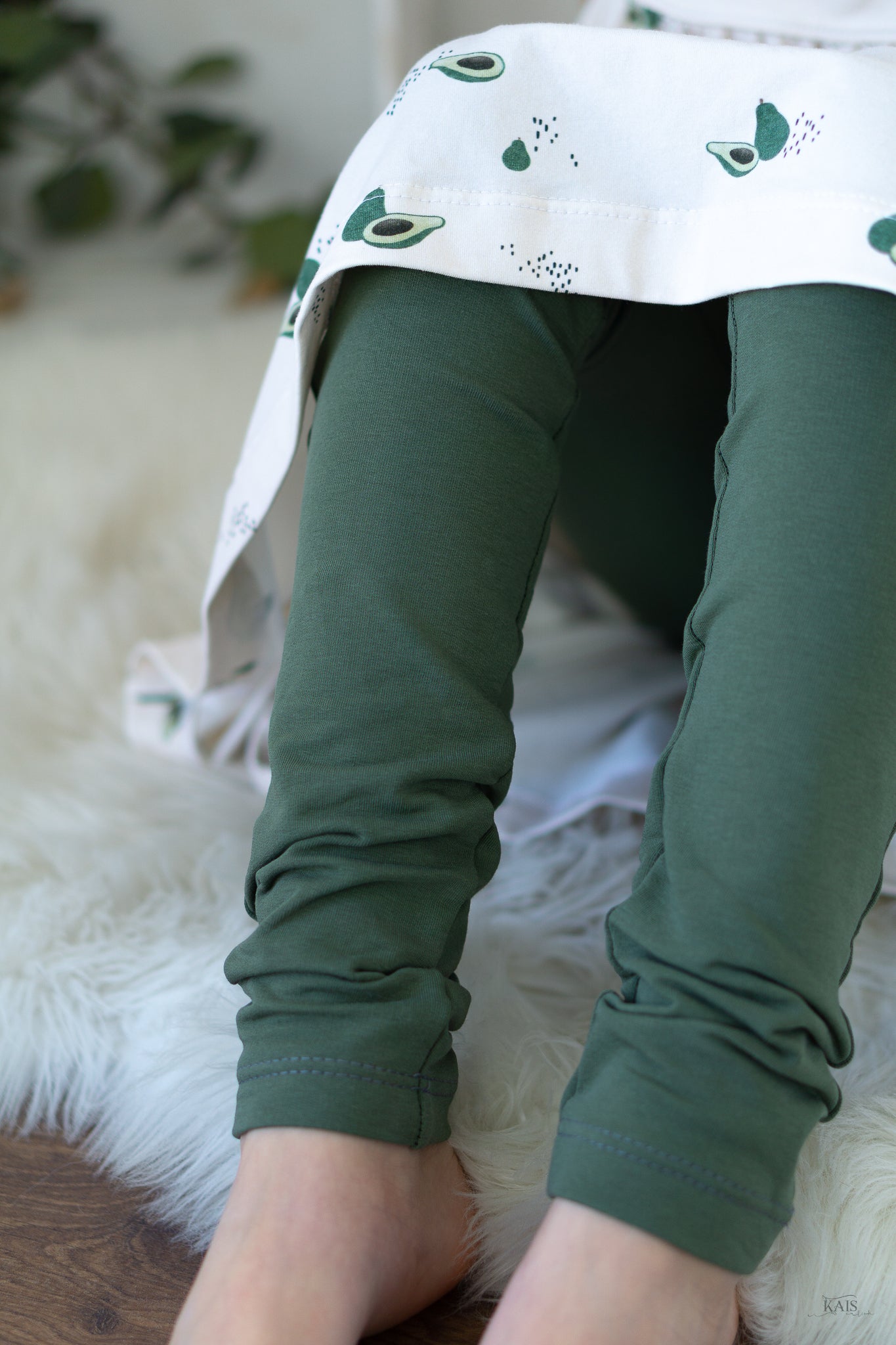 REST ca. 1,42m Avocado creme - Jersey