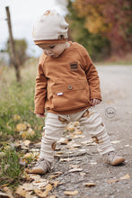 Lade das Bild in den Galerie-Viewer, Boho Löwe - Rib Jersey ecru meliert
