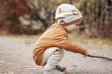 Lade das Bild in den Galerie-Viewer, Boho Löwe - Rib Jersey ecru meliert

