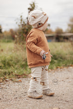 Lade das Bild in den Galerie-Viewer, Boho Löwe - Rib Jersey ecru meliert
