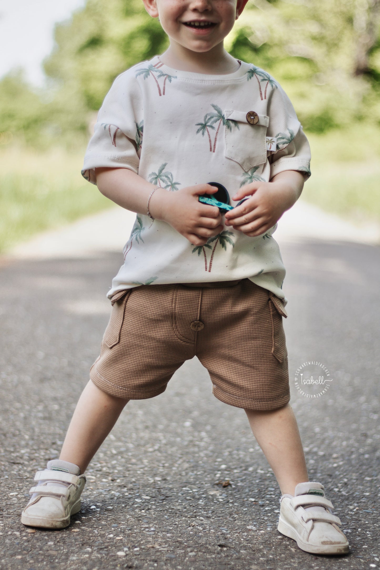 Palmen creme - Rib Jersey