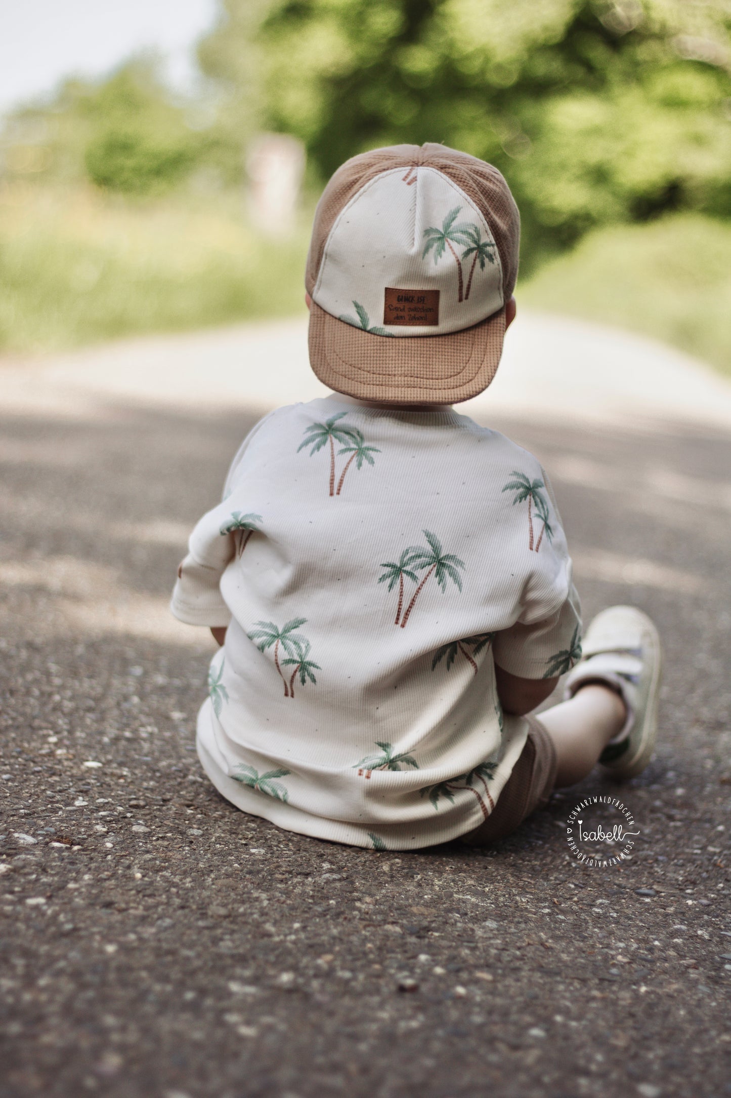 Palmen creme - Rib Jersey