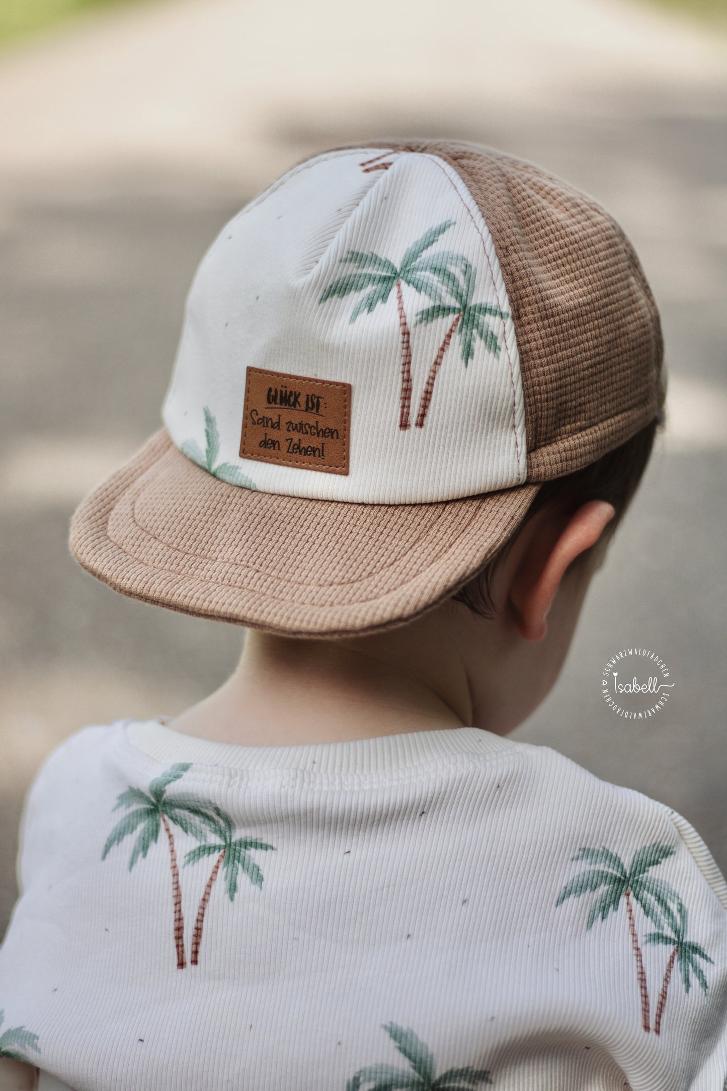 Palmen creme - Rib Jersey