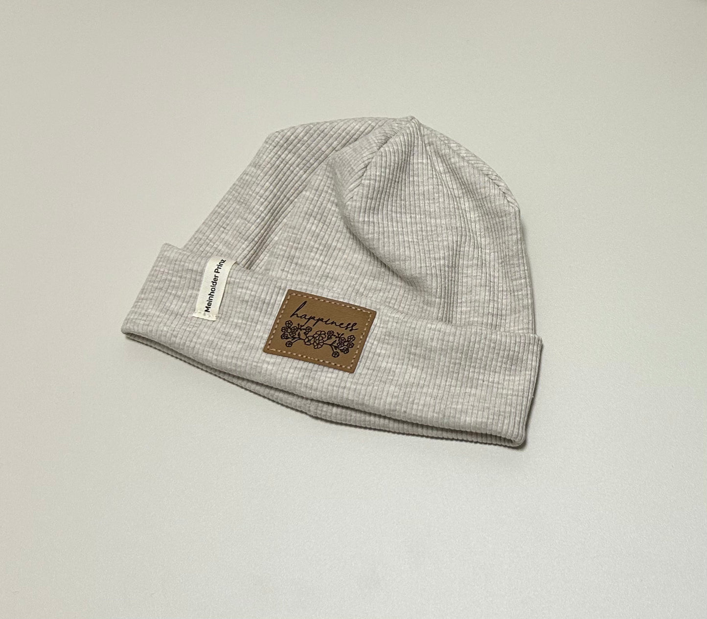 Beanie Rib - beige melange