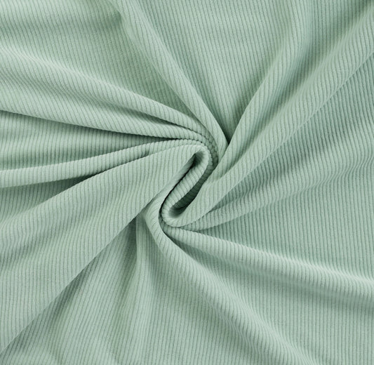 Cord Jersey pastel mint