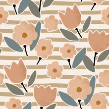 Lade das Bild in den Galerie-Viewer, Grow Up Flowers Stripes - Jersey
