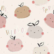 Load image into Gallery viewer, Apple Hello Spring - cream/dusty rose - Jersey
