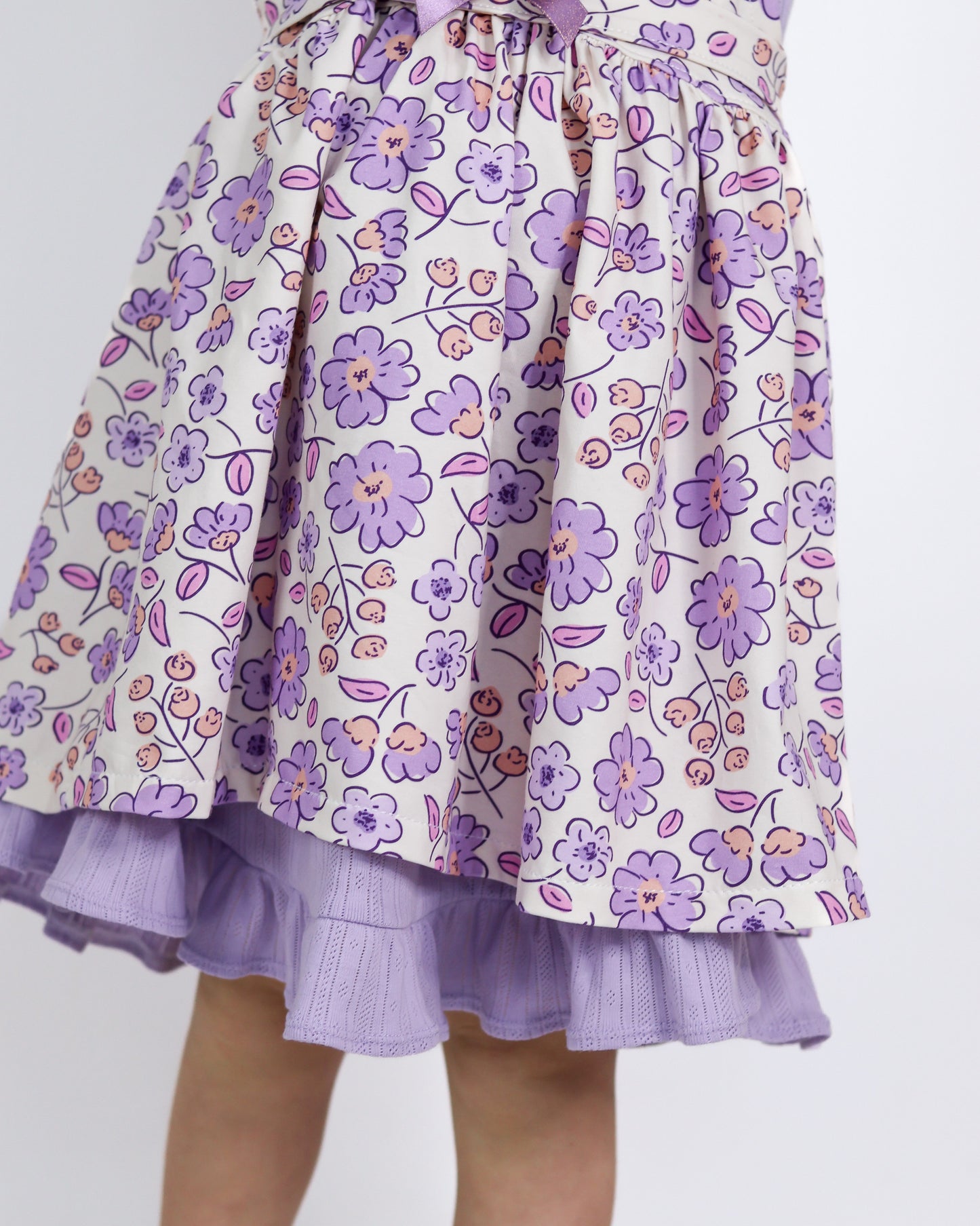 Fresh Flowers lilac - Jersey