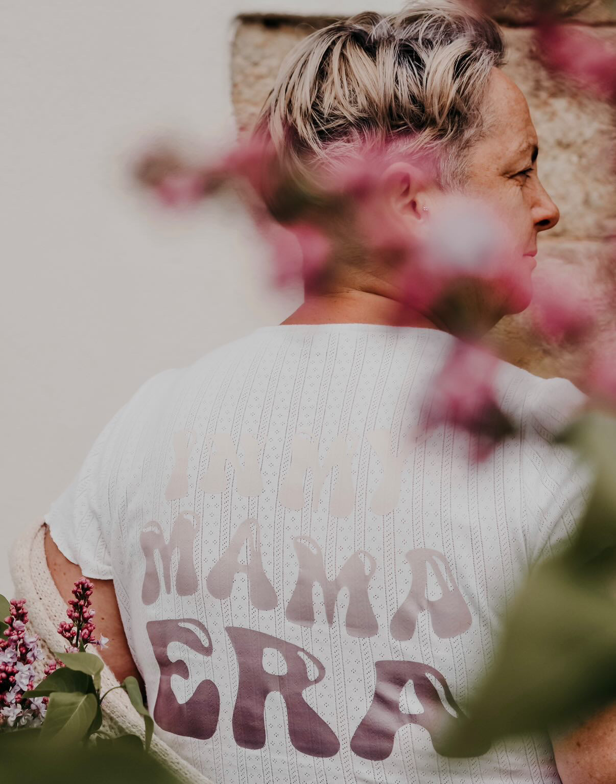 In My Mama Era - Farbverlauf mauve - Bügelbild