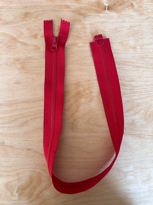 Reißverschluss rot - magnetisch