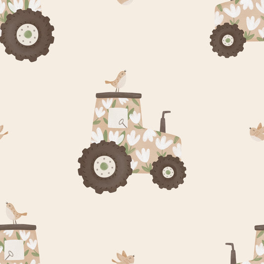 REST 1,65m Traktor mit Blumen Softshell