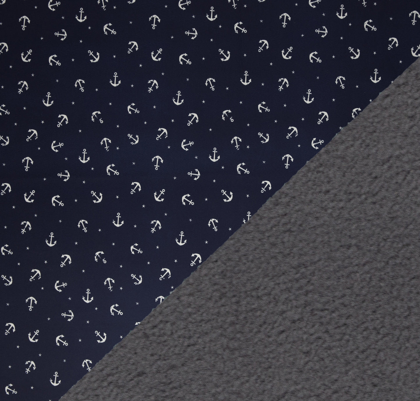 Softshell kleine Anker & Sterne navy
