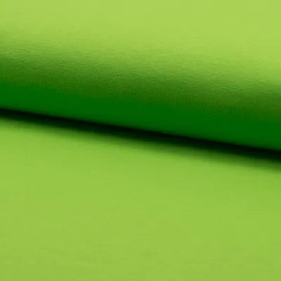 French Terry lime green