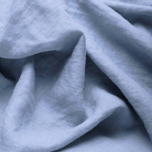 Leinen light blue