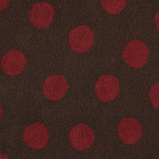 Teddy Big Dots Dark Brown