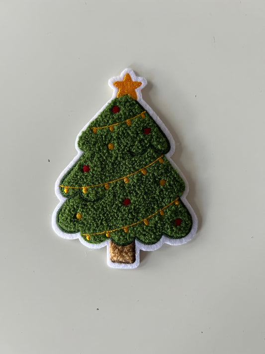 Weihnachtsbaum - Chenille Patch
