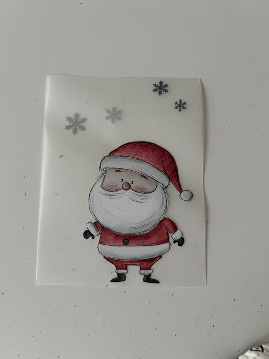 Weihnachtsmann - Bügelbild