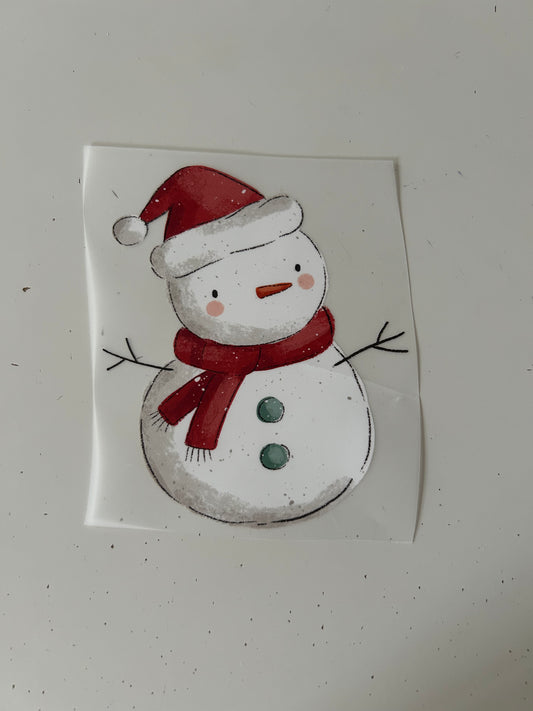 Schneemann - Bügelbild