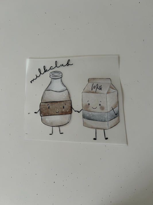 Milk Club - Bügelbild