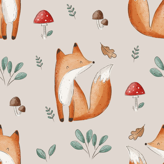 Fuchs im Wald - French Terry