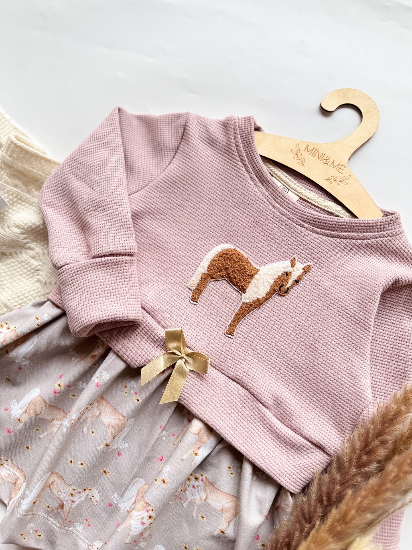 Haflinger Pferd beige - Jersey
